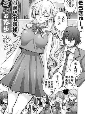破滅願望お嬢様と夜のお散歩